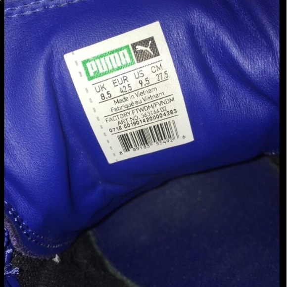 Blue suede pumas - Picture 3 of 3